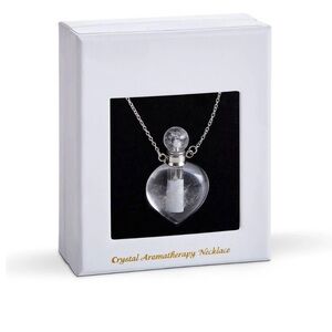 Crystal Quartz Aromatherapy Necklace